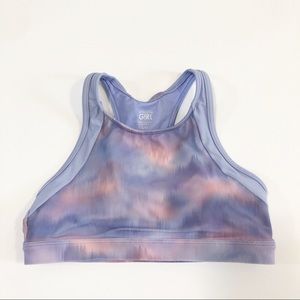 Little Girl Size L/12 Athleta Girl Sunset Lightly Padded Bra/Top